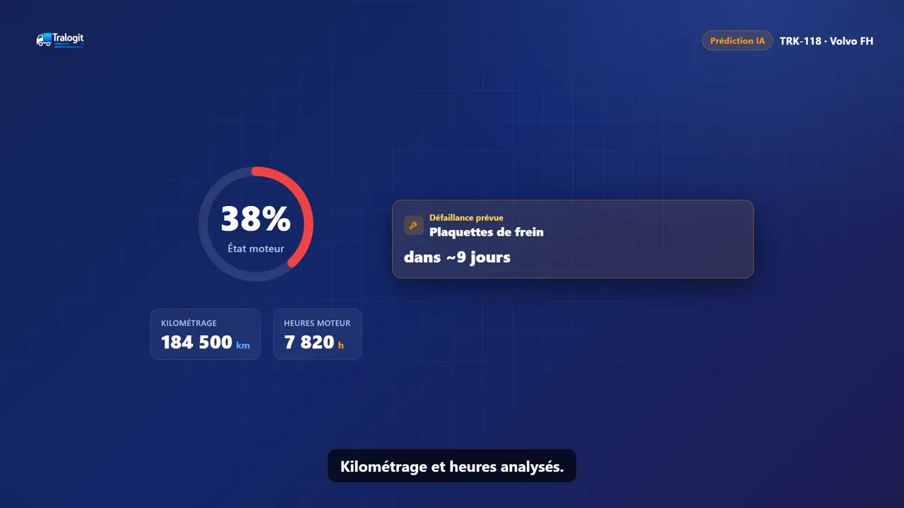 L'IA anticipe les pannes et planifie la maintenance automatiquement.